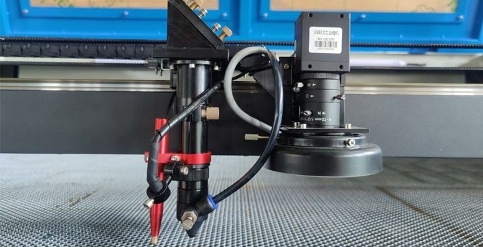 Tête de découpe laser CO2 avec caméra CCD