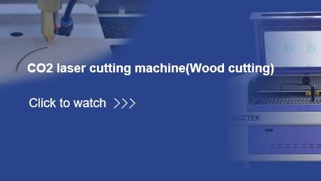 Máquina de corte a laser de CO2 para cortar madeira