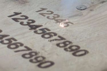 CO2 Laser Marking Machine Sample CO2 Laser Marking Machine Sample
