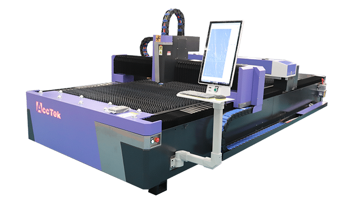 Double Gantry CO2 And Fiber Laser Cutting Machine Renderings