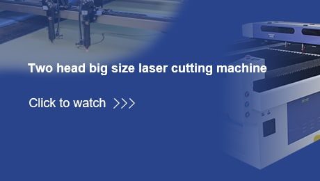 Machine de découpe laser CO2 à double tête