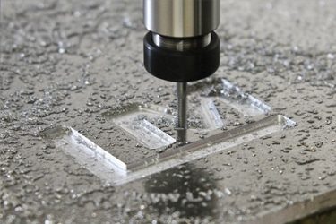 Metal CNC Router Sample Metal CNC Router Sample