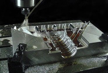 Metal CNC Routing Sample